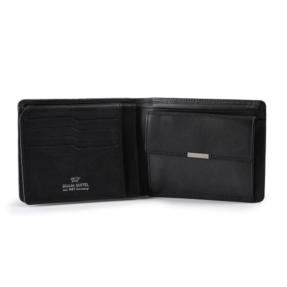 Braun Büffel Golf 3.0 Wallet RFID protection Leather 12 cm