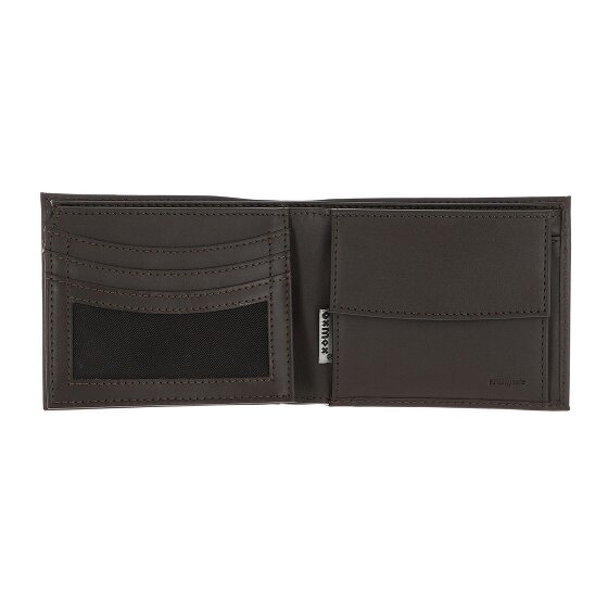 oxmox Leather Wallet RFID protection Genuine Leather 10 cm