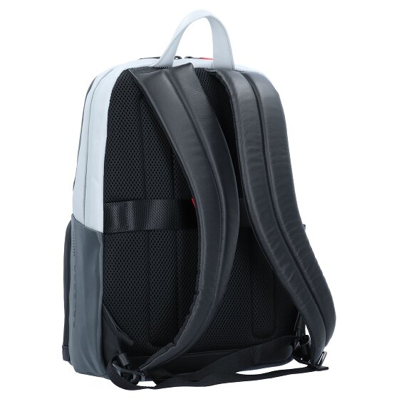 Piquadro Urban backpack leather 39 cm laptop compartment