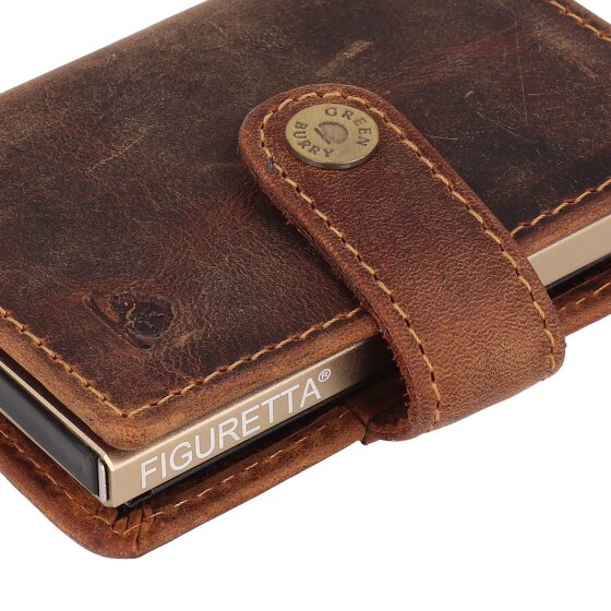 Greenburry Vintage Wallet RFID protection Leather 7.5 cm
