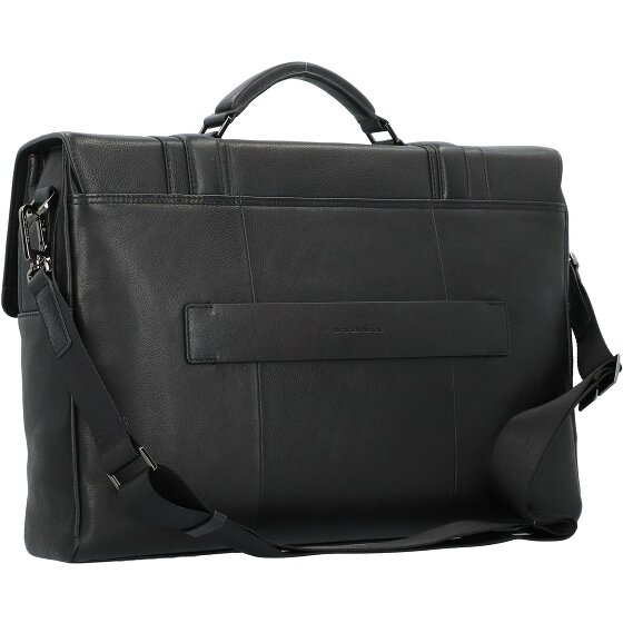 Piquadro Kobe briefcase leather 42 cm laptop compartment