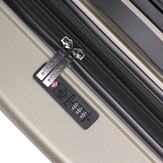 Stratic Bright+ 4 wheels Trolley M 66 cm with expansion pleat