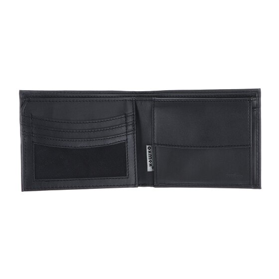 oxmox Leather Wallet RFID protection Genuine Leather 12 cm