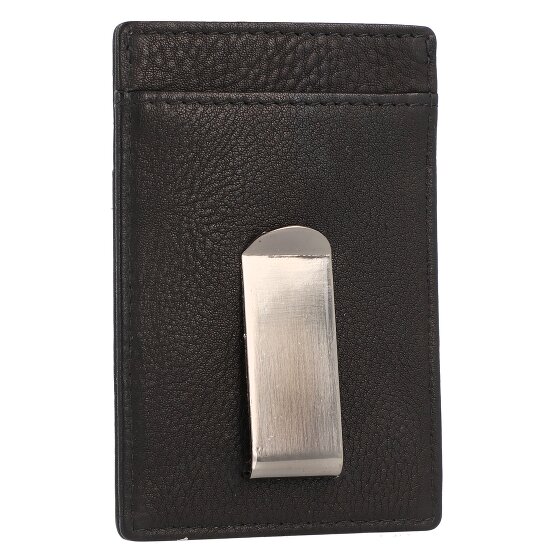 Police PT150-08536 Credit card case leather 7 cm with money clip