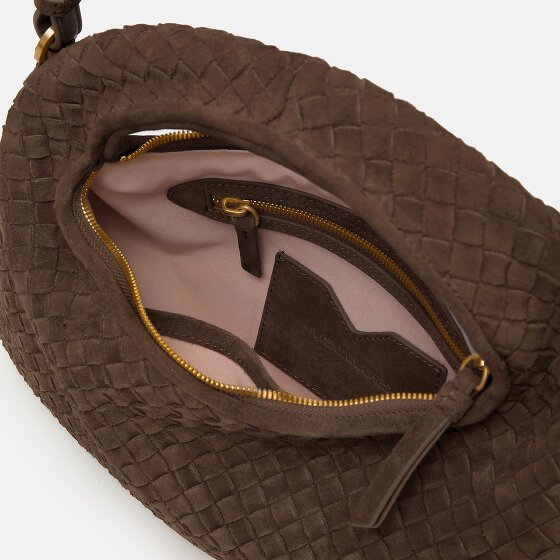 LES VISIONNAIRES Sadie Weave Handbag Leather 37 cm