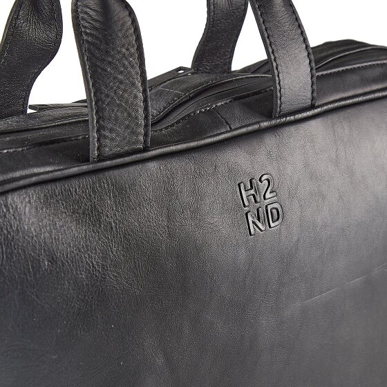 Harbour 2nd City Lights Briefcase Genuine Leather 40 cm Laptop compartment