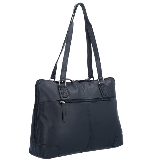 The Chesterfield Brand Wax Pull Up Shoulder Bag Leather 37 cm Laptop compartment