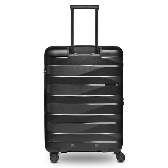 Bergpfeil Travel 4-wheel suitcase set, 3-piece, with stretch fold
