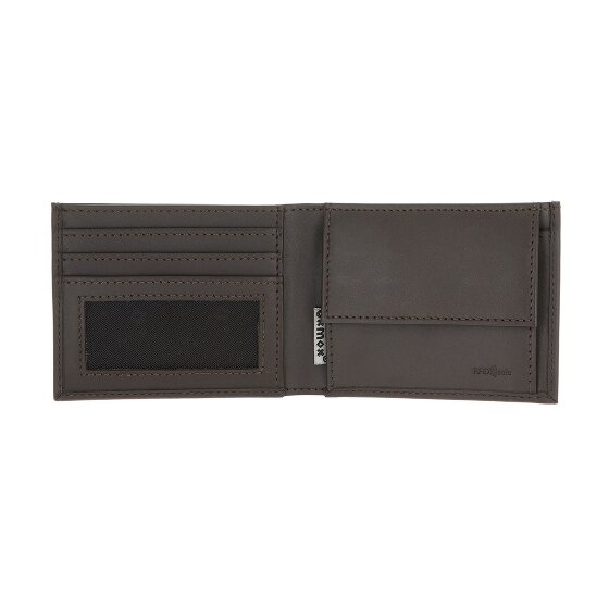 oxmox Leather Wallet RFID protection Genuine Leather 11 cm