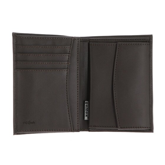 oxmox Leather Wallet RFID protection Genuine Leather 10 cm