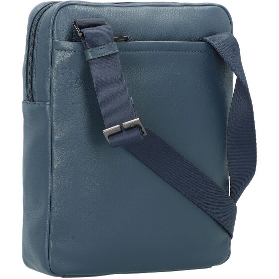 Piquadro Akron shoulder bag leather 22 cm