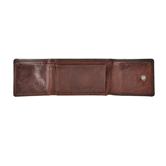 Greenburry Newport Wallet RFID protection Genuine Leather 8.5 cm