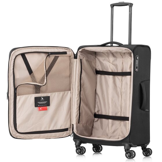 Pack Easy GoOn 4 wheels Trolley M 67 cm with expansion pleat