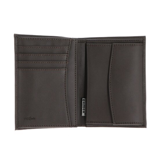 oxmox Leather Wallet RFID protection Genuine Leather 10 cm