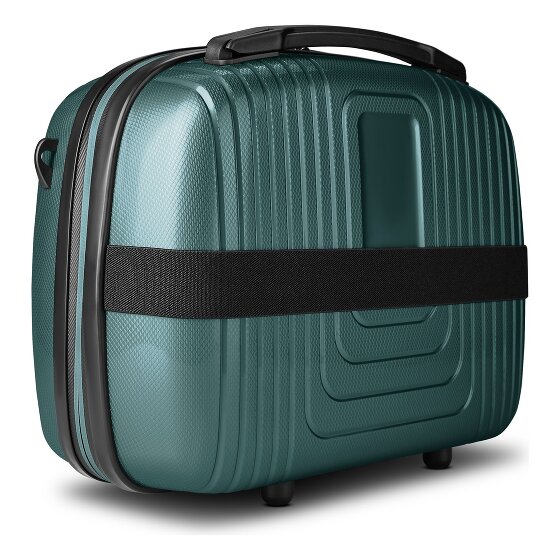 Redolz Essentials 14 suitcase set 2 pcs. cabin trolley with stretch fold + beauty case