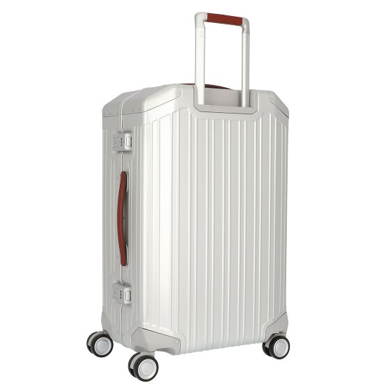 Piquadro Aluminum 4-Wheel Trolley, 69 cm