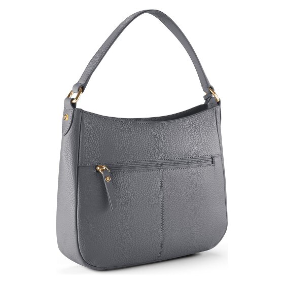 Lazarotti Bologna Leather Hobo Shoulder Bag, Leather, 27 cm