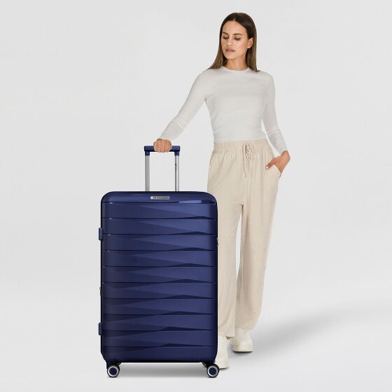 Franky London 4 wheels Trolley L 74 cm with expansion pleat