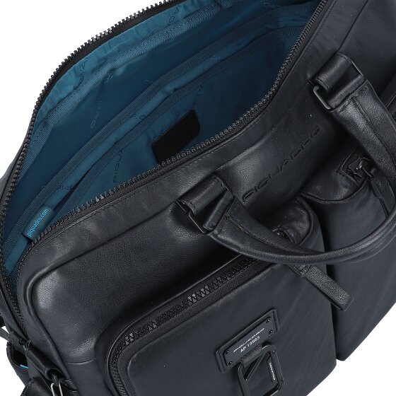 Piquadro Harper briefcase leather 40 cm laptop compartment