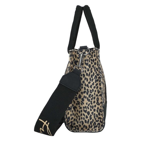 Fritzi aus Preußen Izzy09 Limited Cheetah Camel Handbag 26 cm