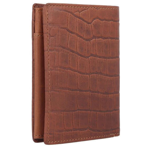 Esquire Croco Wallet RFID protection Leather 10 cm