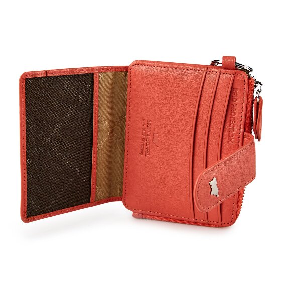 Braun Büffel Joy Credit card case RFID protection Genuine Leather 11 cm