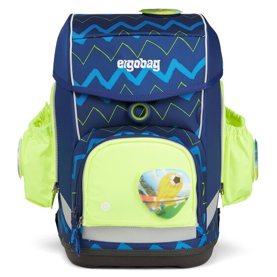 ergobag Accessories Fluo Led Side Pockets Safety Set 3pcs.