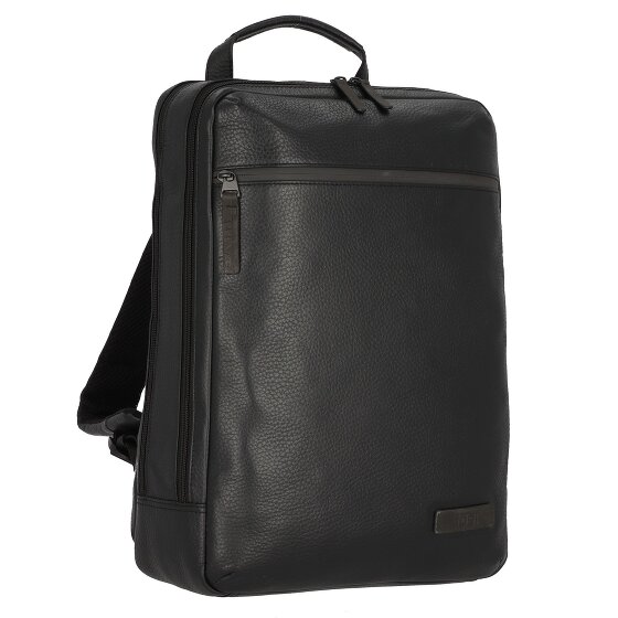Jost Stockholm backpack leather 46 cm laptop compartment