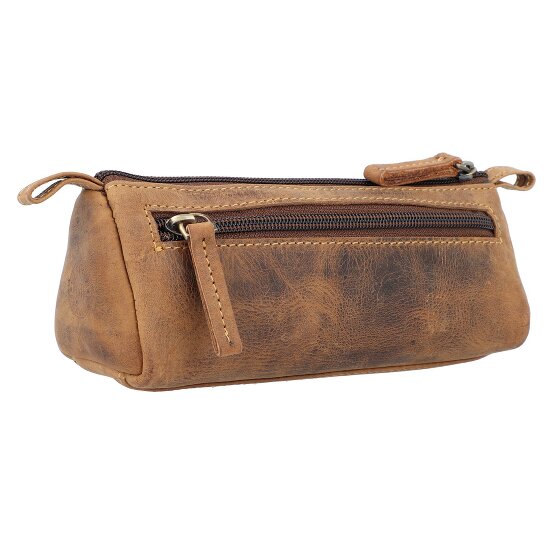 Greenburry Vintage pencil case leather 19 cm