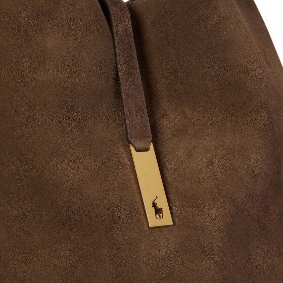 POLO RALPH LAUREN Polo ID Shoulder Bag Genuine Leather 40 cm