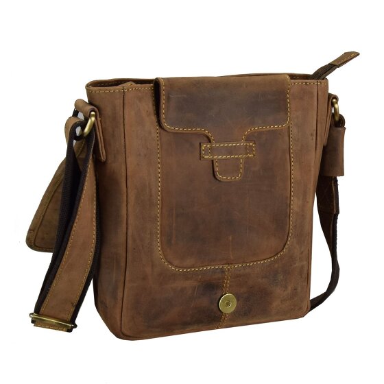 Greenburry Vintage shoulder bag leather 23 cm
