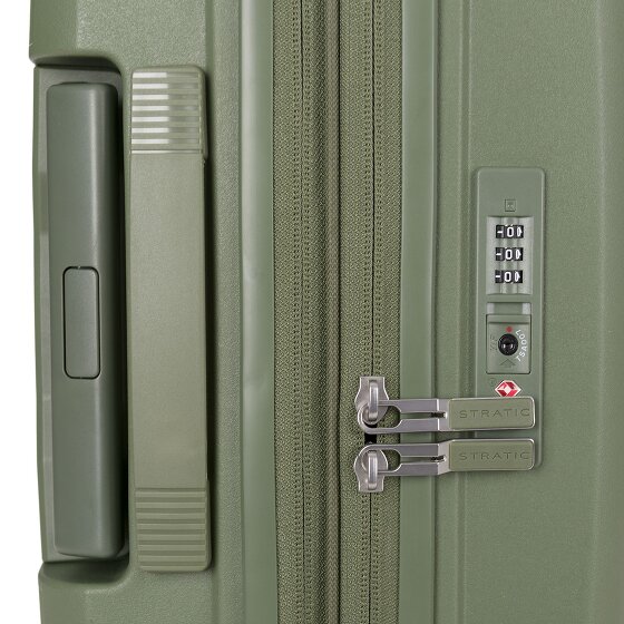 Stratic Straw T 4 wheels Cabin trolley S 54 cm with expansion pleat Stratic Straw T 4 wheels Cabin trolley S 54 cm with expansion pleat