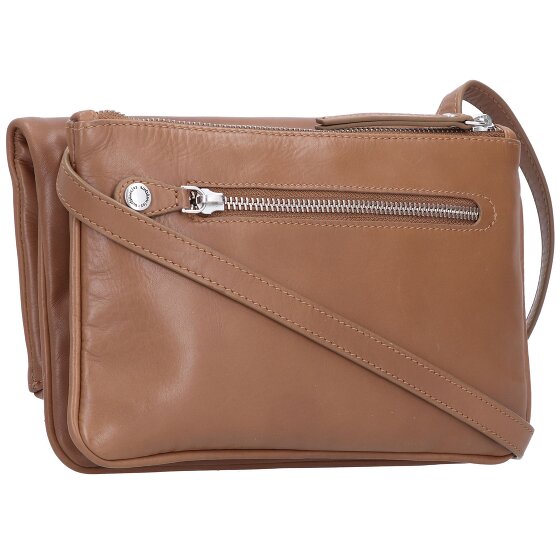 aunts & uncles Jamie's Orchard Raspberry Leather Shoulder Bag 25 cm