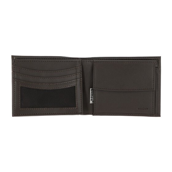 oxmox Leather Wallet RFID protection Genuine Leather 10 cm