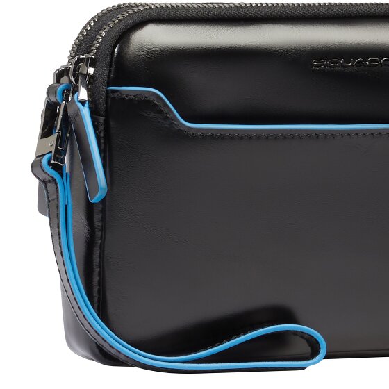 Piquadro Blue Square Clutch purse Leather 21 cm
