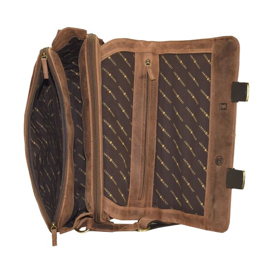 Greenburry Vintage briefcase leather 42 cm laptop compartment Greenburry Vintage briefcase leather 42 cm laptop compartment