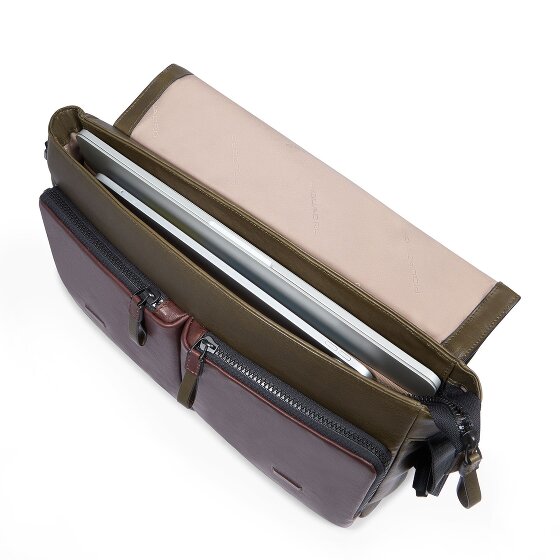 Piquadro Harper Briefcases Messenger Leather 37 cm Laptop compartment