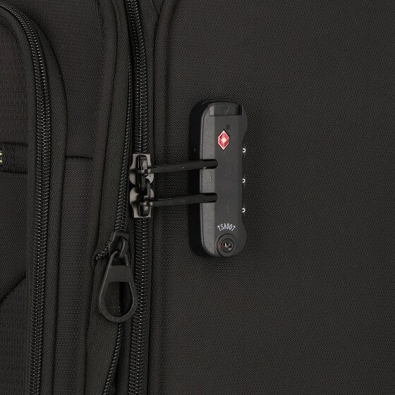 d&n Travel Line 9704 4 wheels Cabin trolley S 55 cm with expansion pleat