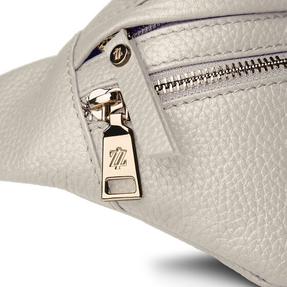 Lazarotti Bologna Leather Double-Zip Bum Bag, Crossbody, Leather, 25 cm