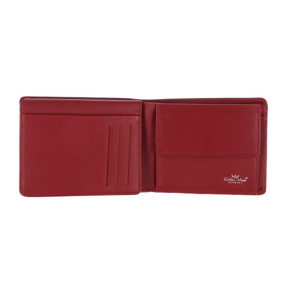 Golden Head Polo Wallet RFID protection Genuine Leather 12 cm
