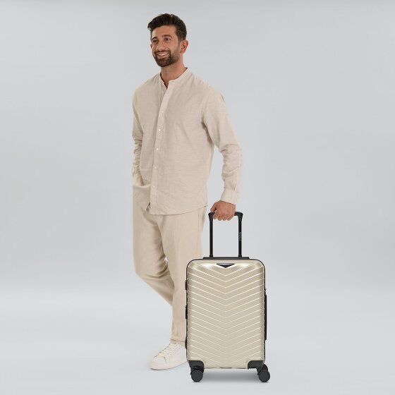 Redolz Essentials 18 4 wheels Cabin trolley 55 cm with expansion pleat