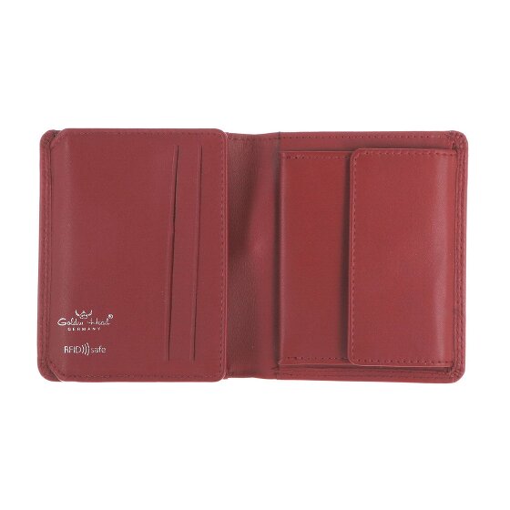 Golden Head Polo Wallet RFID protection Genuine Leather 10 cm