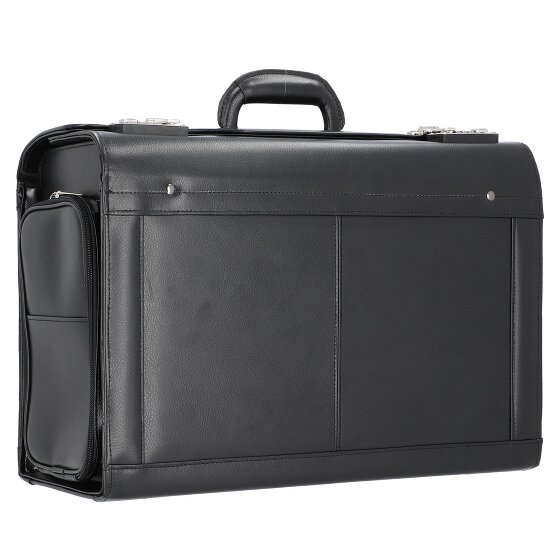 Alassio Leather pilot case 49 cm laptop compartment