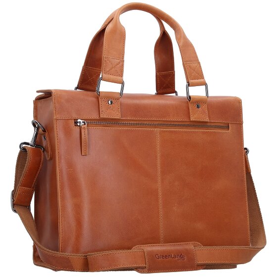 Greenland Nature Briefcase Genuine Leather 38 cm