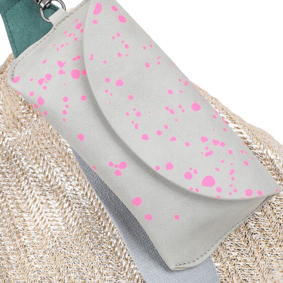 Fritzi aus Preußen Limited Painted Straw Shoulder Bag 43 cm