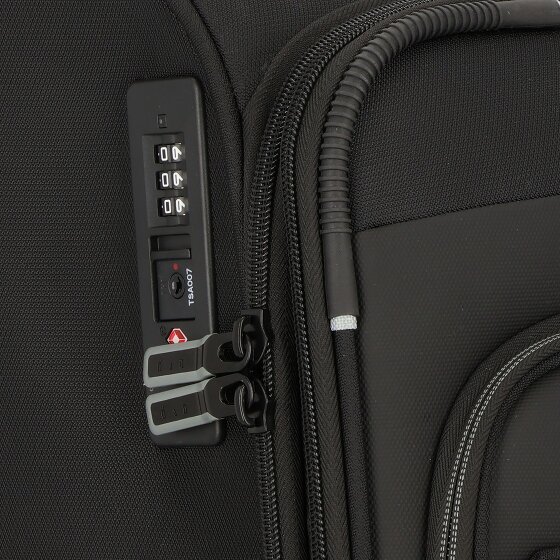 d&n Travel Line 9504 4 wheels Suitcase set 3-piece with expansion pleat