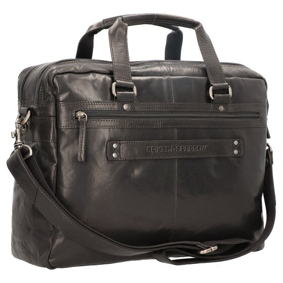 Spikes & Sparrow Briefcase leather 41 cm laptop compartment