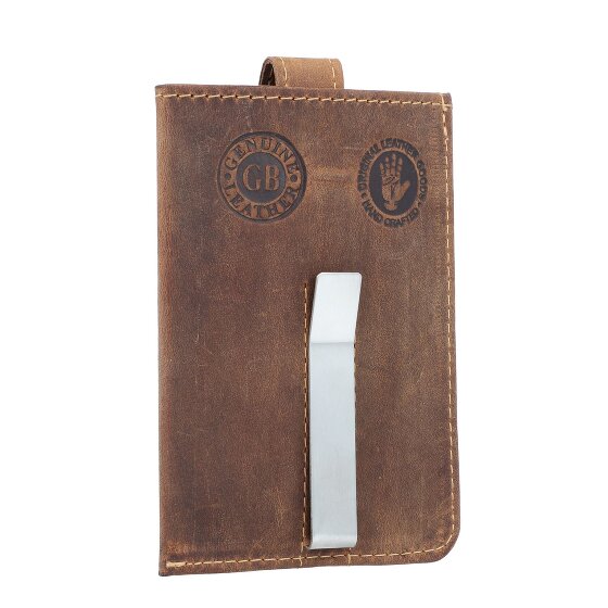 Greenburry Vintage business card case RFID leather 7 cm
