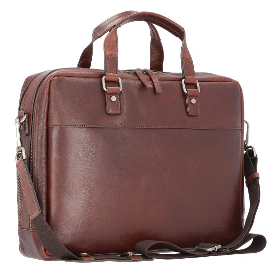 Leonhard Heyden Roma briefcase leather 41 cm laptop compartment
