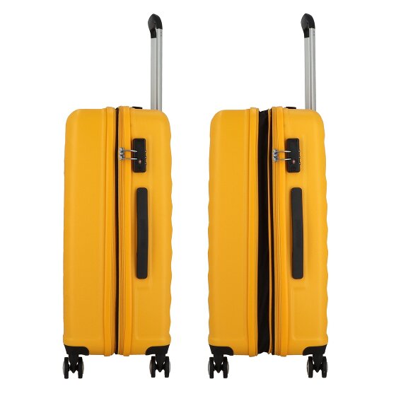 American Tourister Summer Square 4 wheels Suitcase set 3-piece with expansion pleat